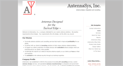 Desktop Screenshot of antennasys.com
